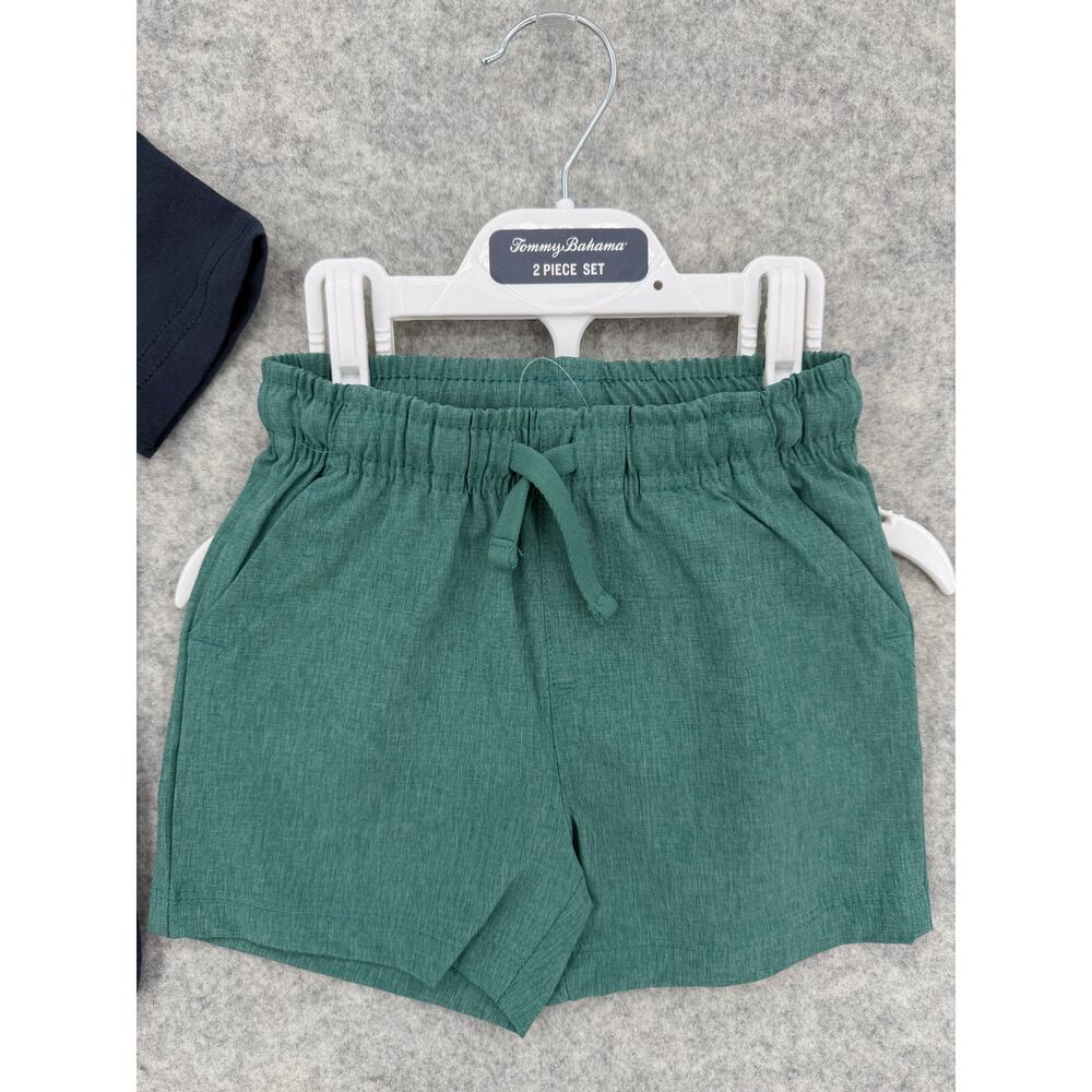 NWT Tommy Bahama Dinosaur Short Sleeve T-Shirt & Shorts Set Kid's Size 12M - Picture 5 of 7